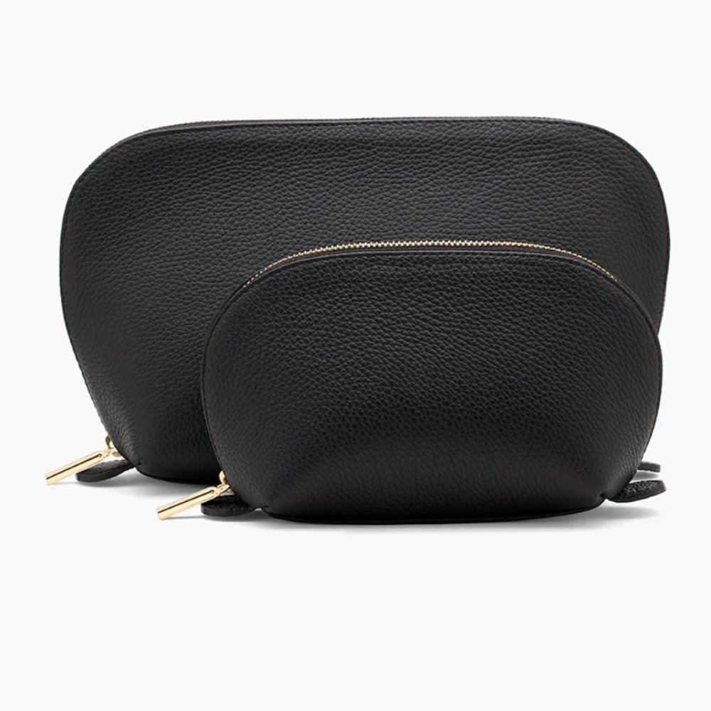 ‼️SOLD‼️Cuyana black makeup travel case set (2) - NEVER USED/BRAND NEW